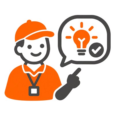STEP4：インストラクターがアドバイスを返信のイメージ